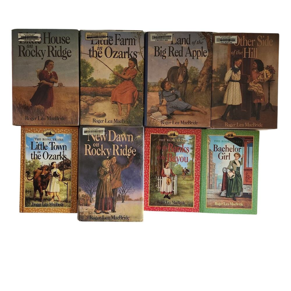 Lot 8 LITTLE HOUSE The ROSE YEARS by Roger Lea MacBride Complete Set Series